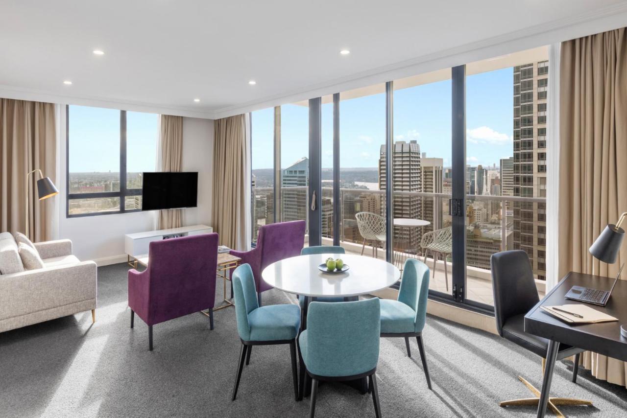 Meriton Suites Pitt Street, Sydney Eksteriør billede The interior of a typical apartment