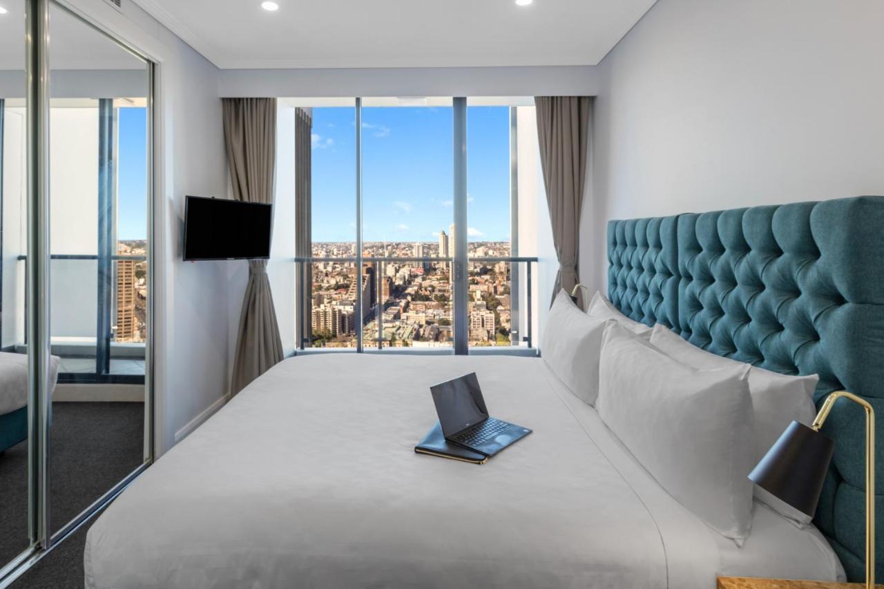 Meriton Suites Pitt Street, Sydney Eksteriør billede Bedroom